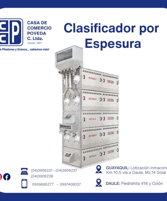 CCRZi-S: Clasificador Cilíndrico Rotativo ( Línea Inoxidable)