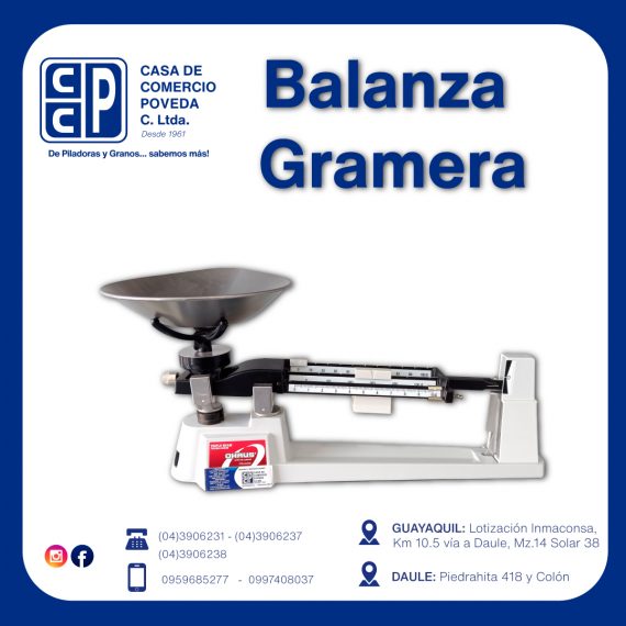 Balanza Gramera para laboratorio