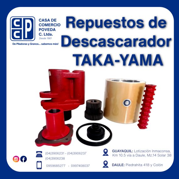 Repuestos Descascarador TAKA-YAMA