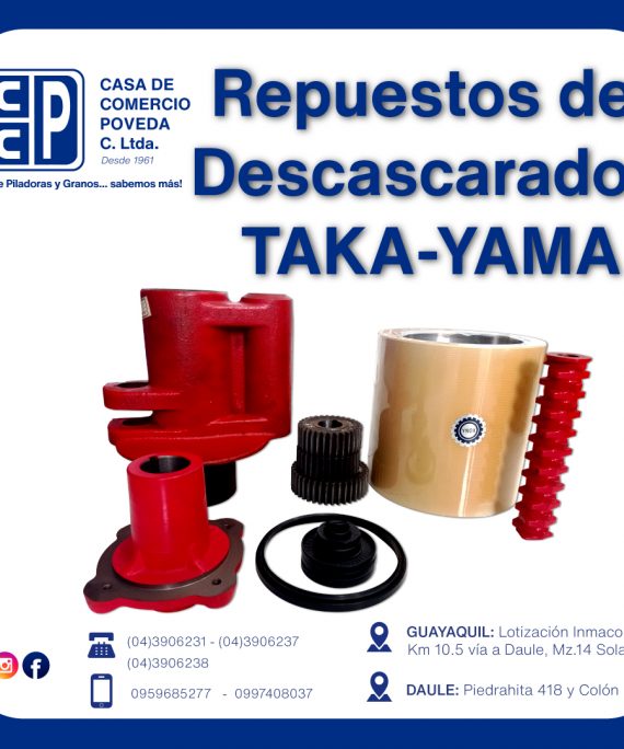 Repuestos Descascarador TAKA-YAMA