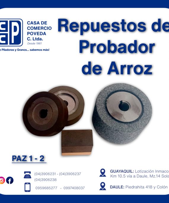 Repuestos de Probador Zaccaria